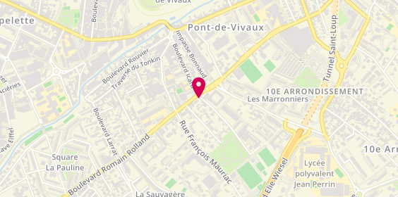 Plan de LALAGUE Martine, 68 Boulevard Icard Prolonge, 13010 Marseille