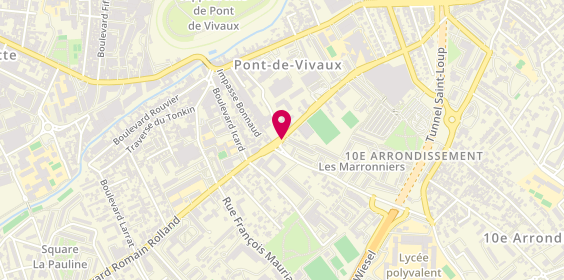 Plan de LIGUORI Christel, 123 Boulevard Romain Rolland, 13010 Marseille