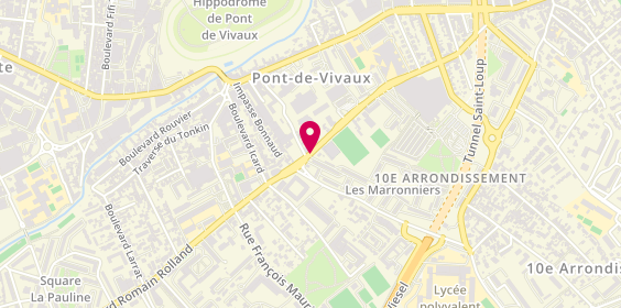 Plan de AZEMAR Joris, 253 Boulevard Romain Rolland, 13010 Marseille