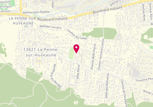 Plan de TATONI Marie Laure, 9 Boulevard Chautard, 13821 La Penne-sur-Huveaune