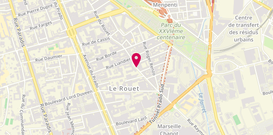 Plan de BOYER Serge, 165 Rue du Rouet, 13008 Marseille