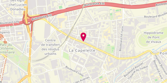 Plan de LEONI Jean François, 163 Avenue de la Capelette, 13010 Marseille