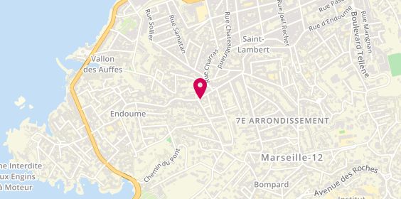 Plan de TROISI Isabelle, 255 Rue d'Endoume, 13007 Marseille