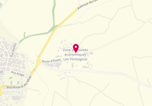 Plan de IBANEZ Estelle, 16 Route d'Oupia, 34210 Olonzac