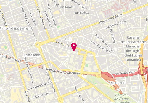 Plan de GHOUAFRIA Yasmina, 61 Avenue de Toulon, 13006 Marseille