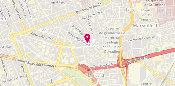 Plan de DREUX Sandie, 89 Rue Roger Brun, 13005 Marseille