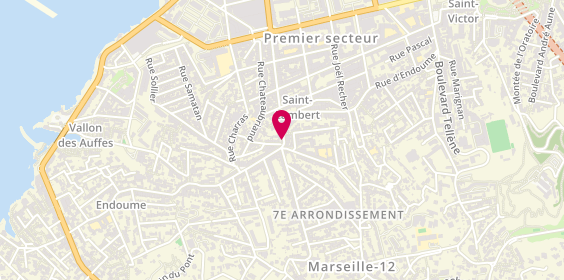 Plan de PIERINI Julie, 220 Rue d'Endoume, 13007 Marseille