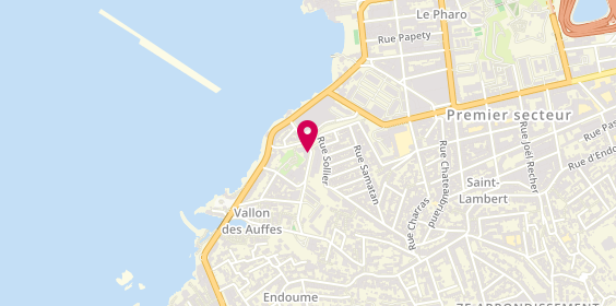 Plan de TESSOR Valérie, 14 Boulevard Cieussa, 13007 Marseille