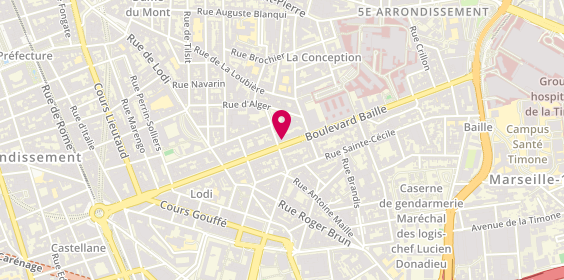 Plan de ROUX Sophie, 121 Boulevard Baille, 13005 Marseille