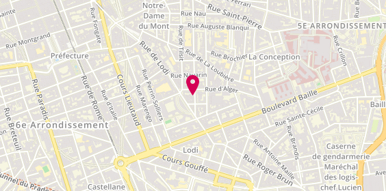 Plan de AOUIZERATE Jaymes, 80 A Rue des Bons Enfants, 13006 Marseille