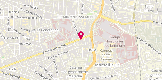 Plan de BOUAB Meriem, 254 Boulevard Baille, 13005 Marseille
