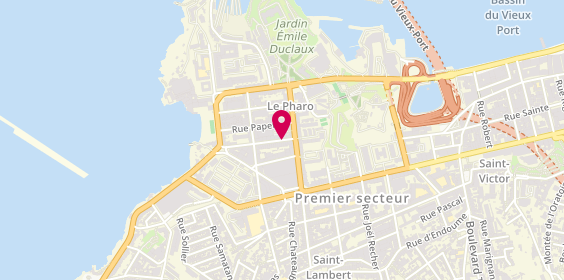 Plan de LOMBARD CAPUTO Christine, 9 Rue César Aleman, 13007 Marseille