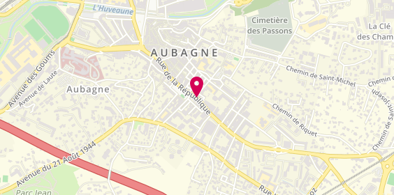 Plan de LUBRANO Géraldine, 78 Rue de la République, 13400 Aubagne