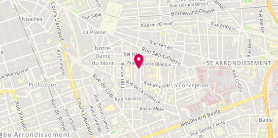 Plan de DANNEBEY Anne, 18 Rue Château Payan, 13006 Marseille