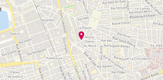 Plan de SERRIER Alain, 13 Rue des 3 Freres Barthelemy, 13006 Marseille