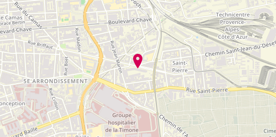 Plan de SICARDI Mathieu, 72 Boulevard Jeanne d'Arc, 13005 Marseille
