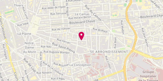 Plan de DI FRANCESCO Pascal, 9 Rue du Docteur Laennec, 13005 Marseille