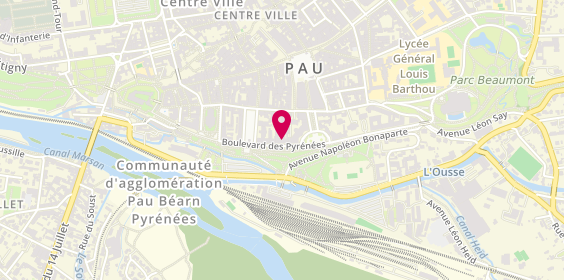 Plan de SAINT Guilhem Marie, 20 Boulevard des Pyrénées, 64000 Pau