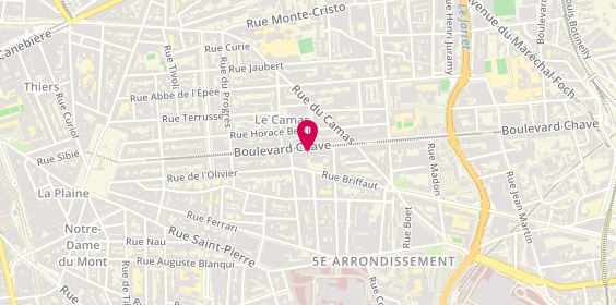 Plan de BONNARD Nadia, 142 Boulevard Chave, 13005 Marseille
