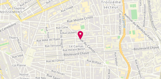 Plan de KURIG Angelika, 76 Rue du Camas, 13005 Marseille