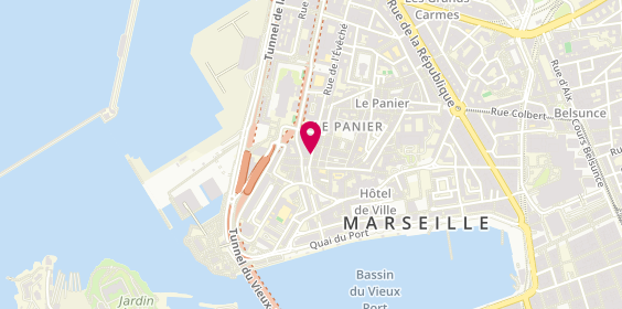 Plan de ABBAS Moussa Marguerite, 13 Rue de l'Évêché, 13002 Marseille