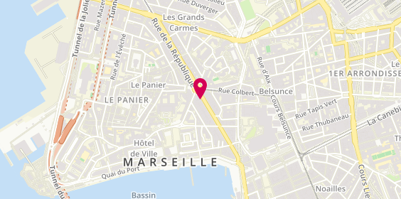 Plan de LUYA Delphine, 33 Rue de la Republique, 13002 Marseille
