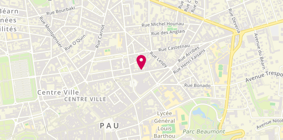 Plan de BERNARDIN Nathalie, 28 Rue Emile Guichenné, 64000 Pau