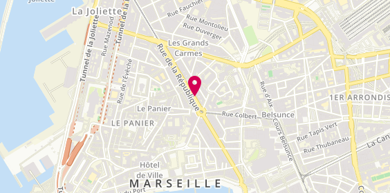 Plan de MAESTRAGGI Laurence, 48 Rue de la Republique, 13002 Marseille