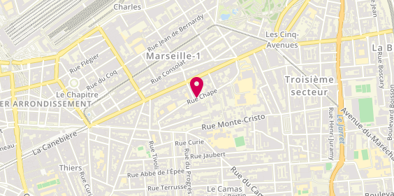 Plan de BERTAULT-PERES Nicolas, 92 Rue Chape, 13004 Marseille
