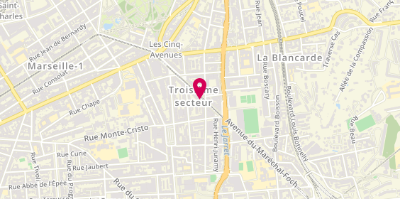 Plan de ESTAMPE Laurent, 32 Avenue du Maréchal Foch, 13004 Marseille