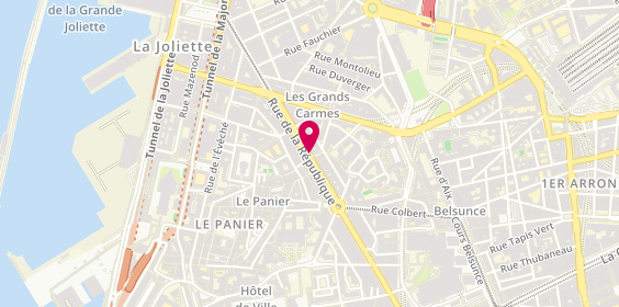 Plan de MUGNIER Aymeric, 60 Rue de la République, 13002 Marseille