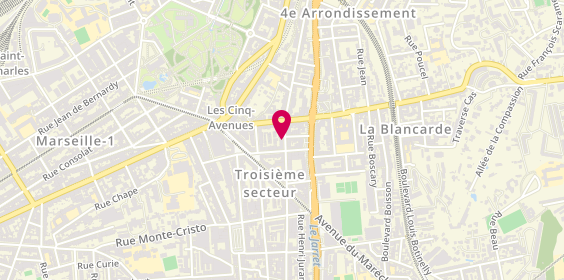 Plan de BLAZEWICZ DIT GOLUB David, 10 Rue du Docteur Acquaviva, 13004 Marseille
