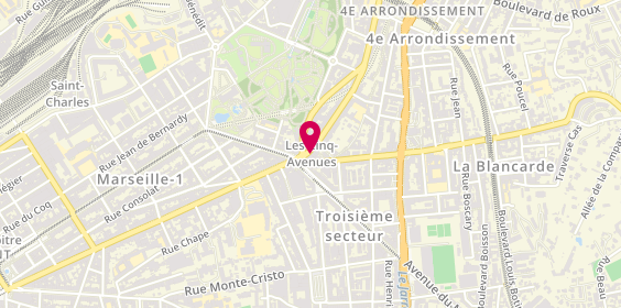 Plan de BOULMIER Marc, 4 Avenue des Chartreux, 13004 Marseille