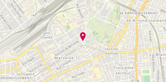 Plan de AMADEI Philippe, 1 Boulevard Montricher, 13001 Marseille