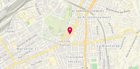 Plan de PADOVANI-SPACCESI Marina, 29 A Avenue des Chartreux, 13004 Marseille