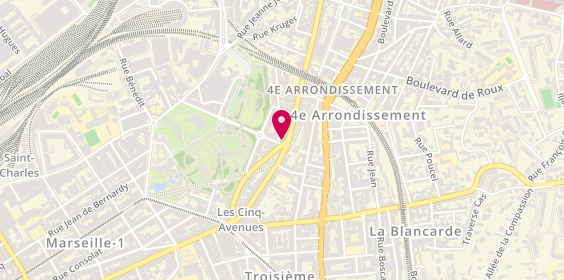 Plan de MASSAD Frédéric, 27 Rue Lacepede, 13004 Marseille