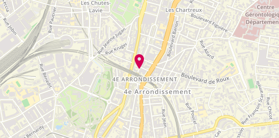 Plan de SAINTILAN Fabienne, 10 Boulevard d'Arras, 13004 Marseille