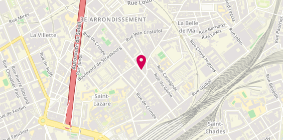 Plan de DE VEYRAC Hubert, 154 Boulevard National, 13003 Marseille
