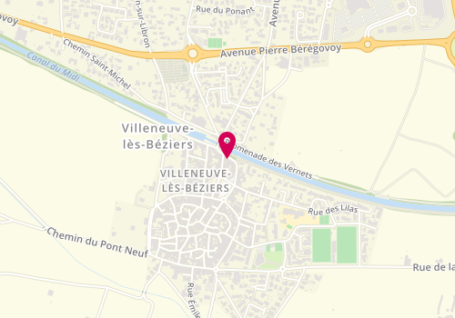 Plan de PEREZ Ségolène, 26 Boulevard Pasteur, 34420 Villeneuve-lès-Béziers