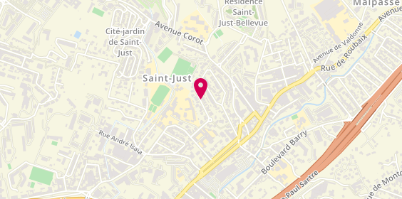 Plan de VALENSI SADEY Valérie, 28 Boulevard Lacordaire, 13013 Marseille