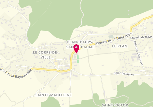 Plan de PAILLAUX Marilyne, Boulevard de la Liberation, 83640 Plan-d'Aups-Sainte-Baume
