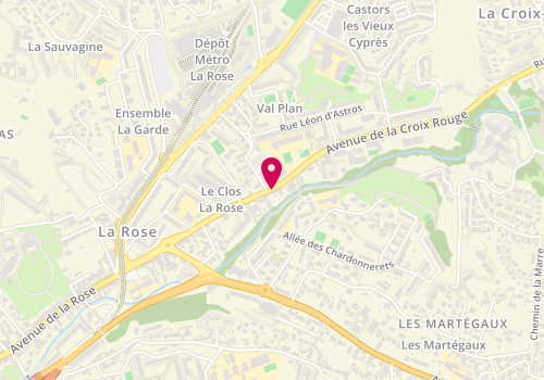 Plan de OLIVA Emmanuelle, 54 Avenue de la Croix Rouge, 13013 Marseille