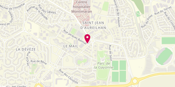 Plan de BOYER Nacira, 313 Rue Jacques Balmat, 34500 Béziers