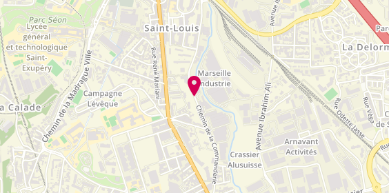 Plan de AGIUS Karine, 5 Place du Commerce, 13015 Marseille