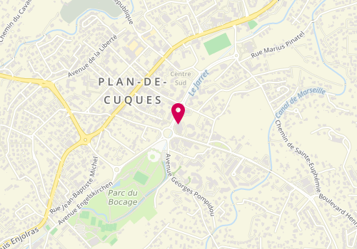 Plan de FALZON Corinne, Avenue du General de Gaulle, 13380 Plan-de-Cuques