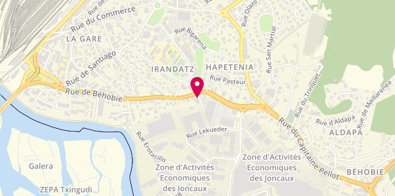 Plan de ACITORES Nathalie, 74 Rue de Behobie, 64700 Hendaye