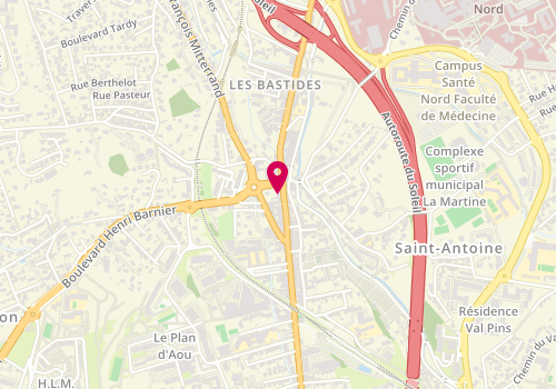 Plan de SPINELLI Christine, 195 Route Nationale de Saint Antoine, 13015 Marseille