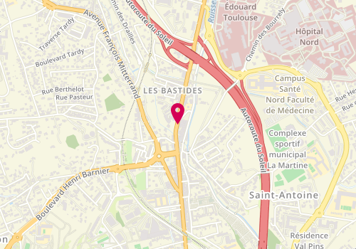 Plan de MASSON Sébastien, 274 Avenue de Saint Antoine, 13015 Marseille