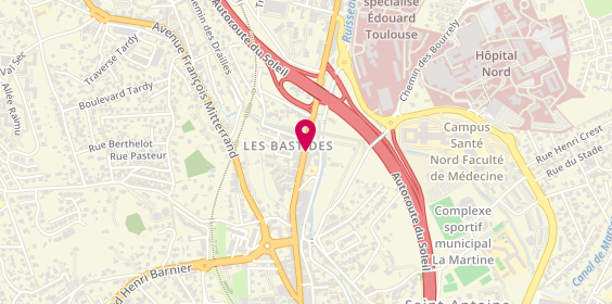 Plan de DJOUAMA Abla, 308 Avenue de Saint Antoine, 13015 Marseille