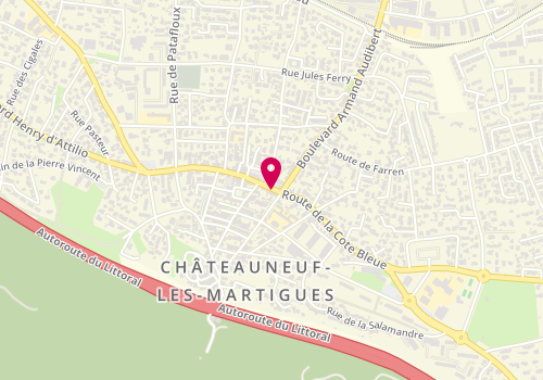 Plan de MOUTET Marie, 6 Avenue du 4 Septembre, 13220 Châteauneuf-les-Martigues